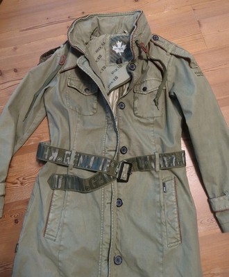 Khujo Trenchcoat Damen Khaki Gr.L -wie Neu - 3x getragen
