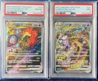 PSA 10 Charizard VSTAR & Mewtwo VSTAR SAR Pokemon Cards Consecutive #'s