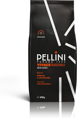 Pellini N.82 Vivace Espresso Kaffeebohnen 1kg Arabica Robusta Mischung