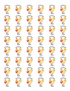 30 Chicken Stickers labels envelope seals 1.5/" round