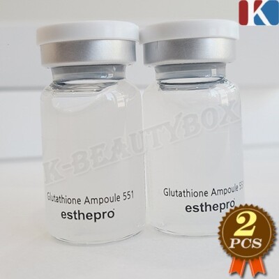 ESTHEPRO Glutathione Ampoule Set 8ml 2EA Aesthetic Skin Care Ampoule Made Korea