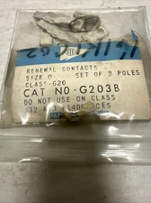 ITE,G203B,Size 0 Contact Renewal Kit 3 Pole NOS