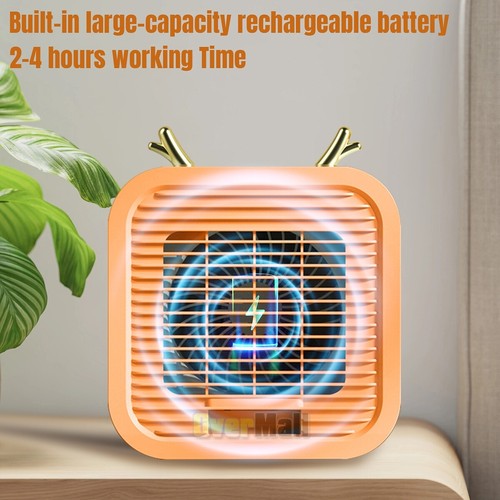 Mini Air Conditioner USB Portable Desktop Fan Space Cooler Humidifier 3 Speeds - Picture 9 of 46
