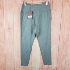 Mitchell & Ness Women's Burnout Stamped Leg Leggings XL Heather Gray Pull On