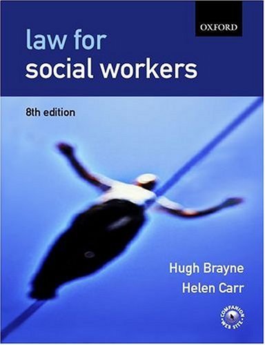 Law for Social Workers By Hugh Brayne, Gerry Martin. 97801992587