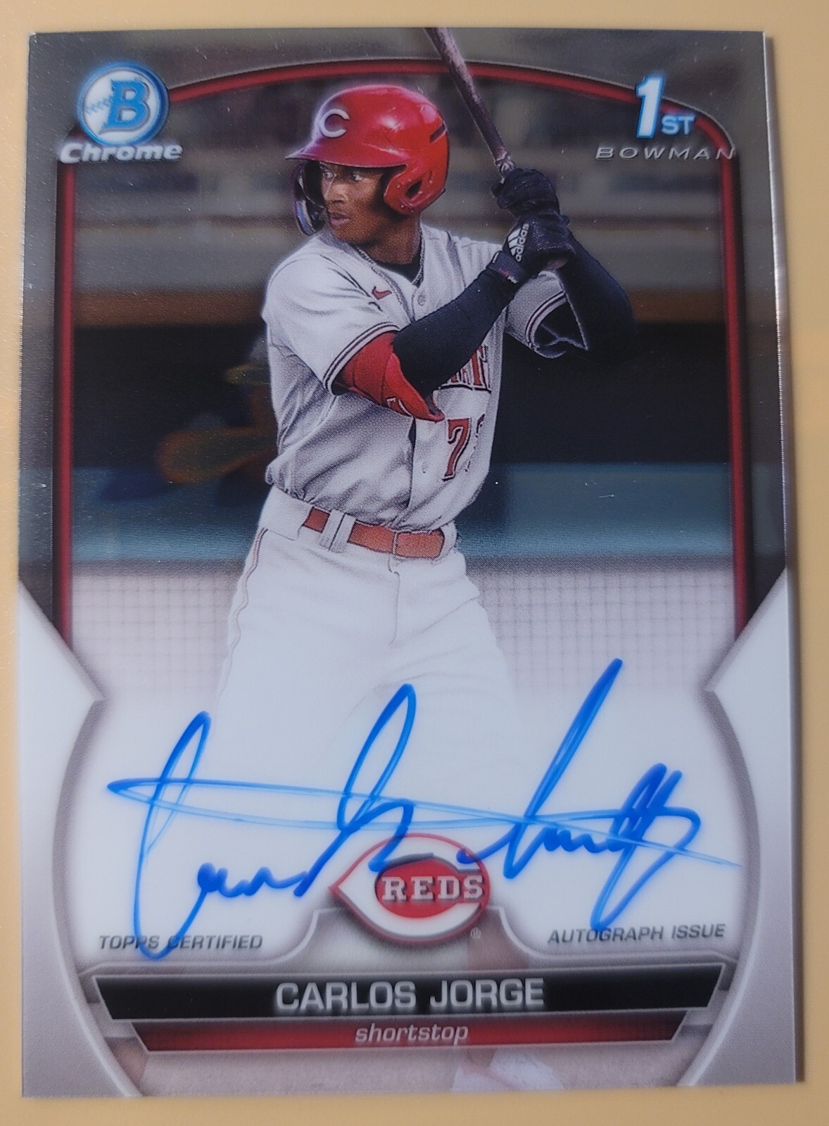 2023 Bowman Chrome, 1st Carlos Jorge Auto