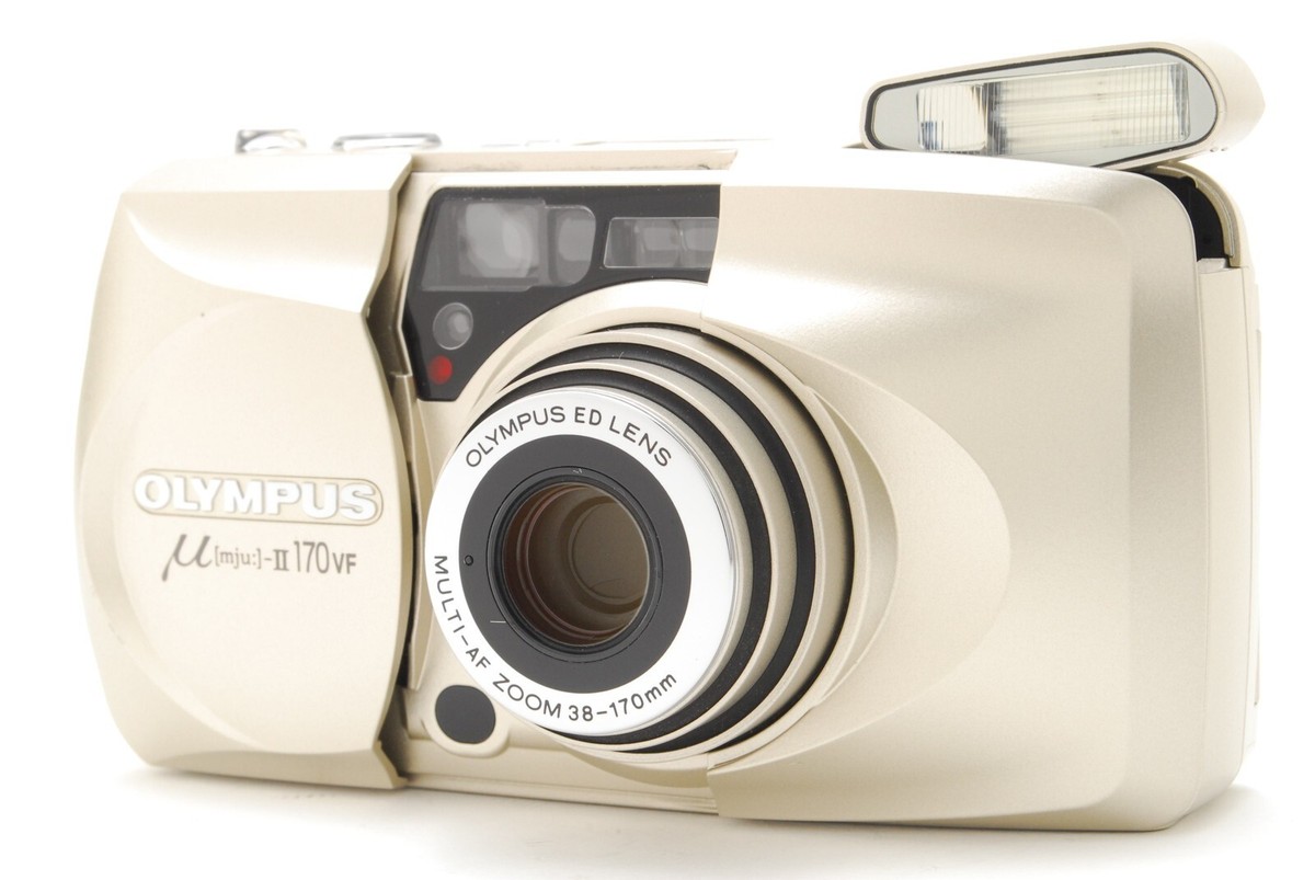 NEAR MINT] Olympus μ Mju II 170 VF Point & Shoot 35mm Film Camera 