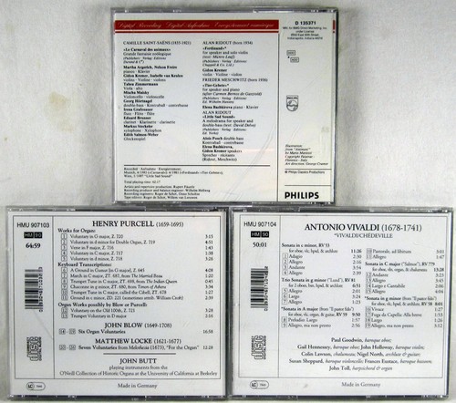 LOT (22) CLASSICAL CDs TELDEC Harmonia Mundi CBS Philips LONDON Decca YO-YO MA - Imagen 4 de 12