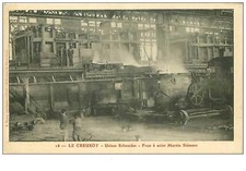 71.LE CREUSOT.n°8.USINES SCHNEIDER. STEEL OVEN MARTIN SIEMENS.MINE