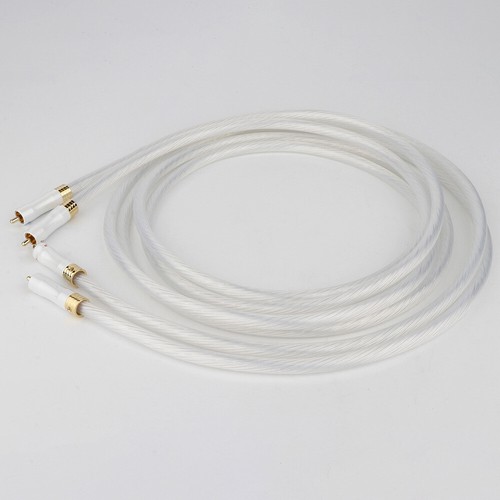 6N OCC Silver Plated RCA Cable Analog Cable Hi-Fi Audio Amp Interconnect Cable - Picture 2 of 10