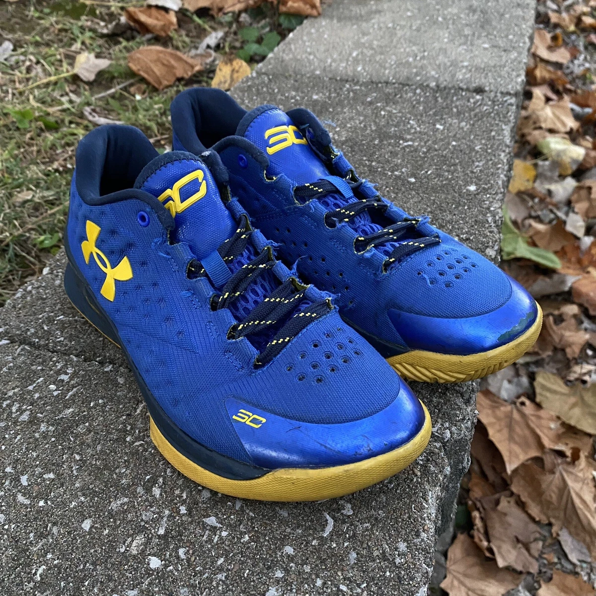 tierra Pescador Los Alpes Under Armour Curry 1 Low Blue And Yellow Size 7y Youth | eBay