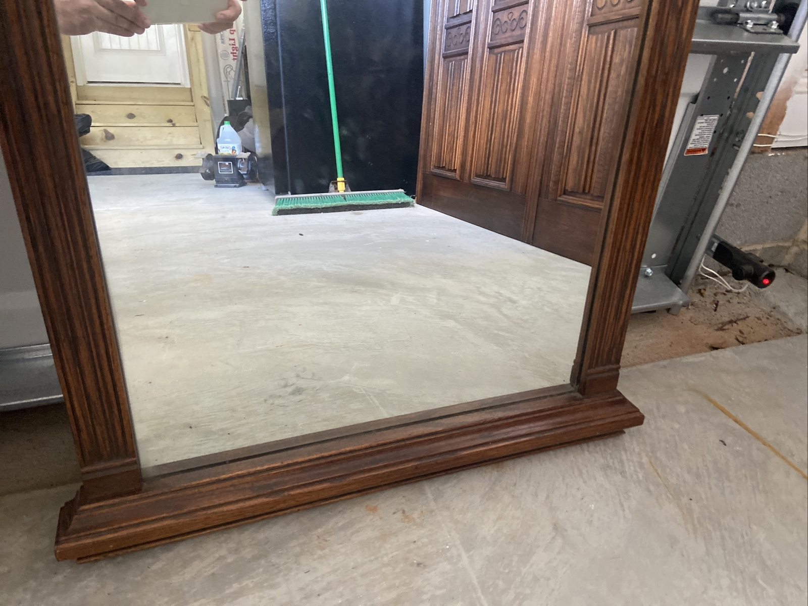 Ethan Allen Royal Charter Oak Vintage Jacobean Style Pair Wall Mirrors eBay