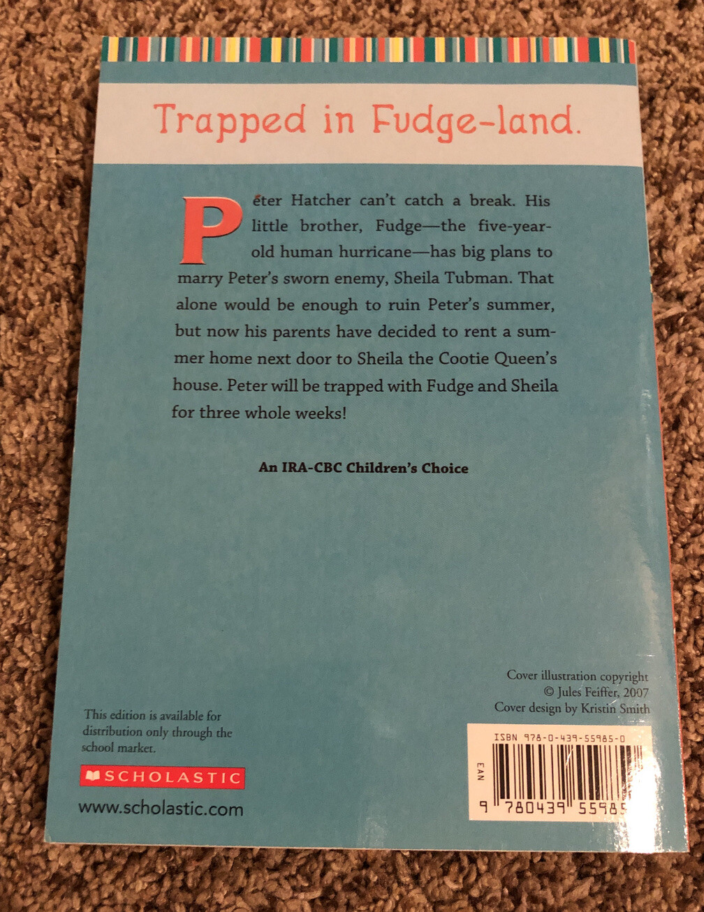 Judy Blume FudgeaMania Scholastic Paperback 9780439559850 eBay