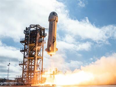 NEW SHEPARD BLUE ORIGIN SPACECRAFT GLOSSY POSTER PICTURE BANNER PRINT PHOTO 7651