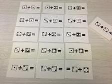 Addition Dice -Math- Laminated Activity Set - Teaching Supplies preschool