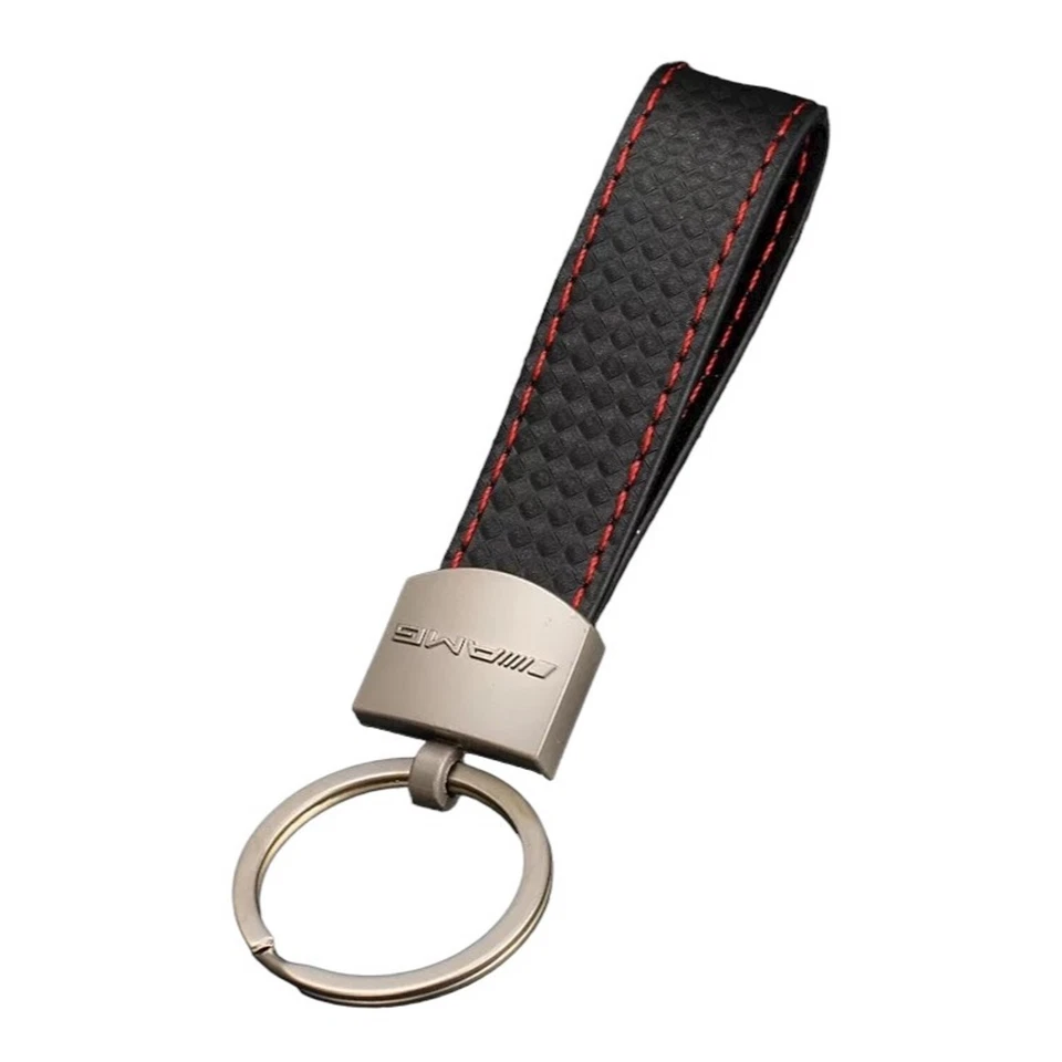 portachiavi ecopelle Logo AMG per Mercedes A B C E M CLA GLA stemma fregio badge - Immagine 2 di 4