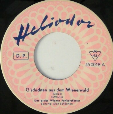 Das Große Wiener Funkorchester   G'schichten Aus Dem Wienerwald - Single 50er