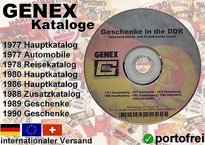 GENEX Katalog Geschenke DDR 1977 1978 1986 1988 1989 1990
