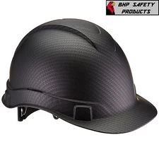 PYRAMEX RIDGELINE HARD HAT GRAPHITE PATTERN BLACK CAP STYLE CONSTRUCTION HP44117