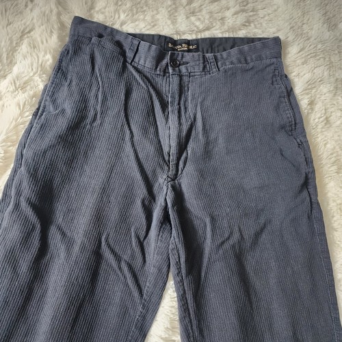 Banana republic hacking style textured lightweight navy blue pants size 32R - Picture 2 of 10