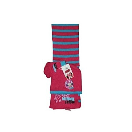 Ensemble écharpe Et Gants SwirlColor Pour Fille – Rose, Polaire Thermique – 3-8 Ans – Taille Unique (écharpe 77x10 Cm)