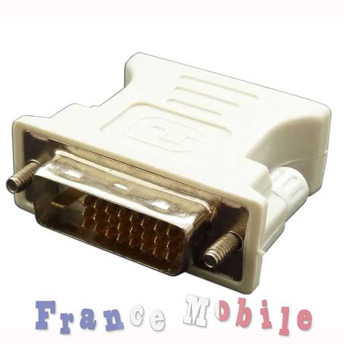 Adaptateur Converter Dvi-D Male Vga Femelle M/F Dual Link Neuve - Photo 1/2