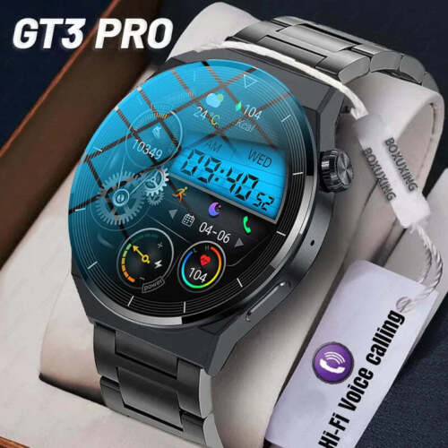 2023 Watch GT3 Pro Men's Smart Watches HD Large Screen Display Voice Calling Hea - Picture 1 of 20