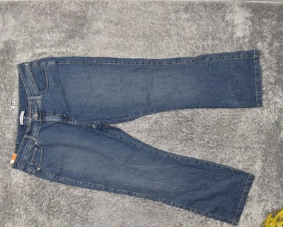 New Lee Women's  Size 18 Mid Rise Bootcut Jeans Blue Cotton Blend Zip Solid