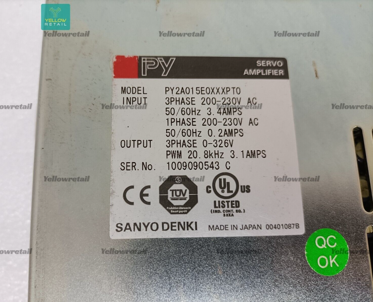 PY2A015E0XXXPT0 SANYO DENKI SERVO AMPLIFIER PY2A015 | eBay