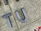 12" acrylic SIGN LETTERS - Lot of 18 letters, large, durable exterior use. — photo 10