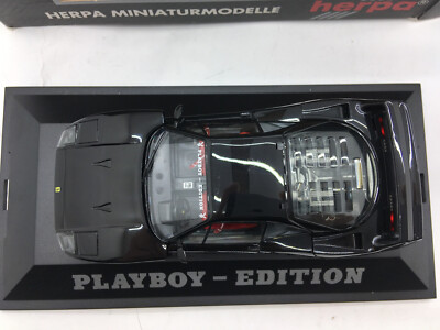 🇺🇦 1:43 Ferrari F40 PLAYBOY Black Open Herpa Made in West