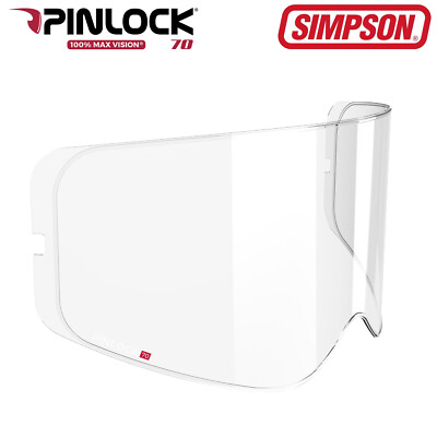 Simpson Speed Pinlock Max Vision Motorradhelm Antibeschlag Visiereinsatz klar