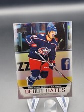 2023 Upper Deck Hockey Series 1 Cole Sillinger Debut Dates #DD-15