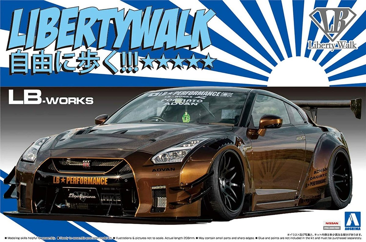 LIBERTYWALK LB★WORKS Nissan GT-R R35 Liberty Walk LB-WORKS Type-I Widebody Kit for R35 Nissan GT