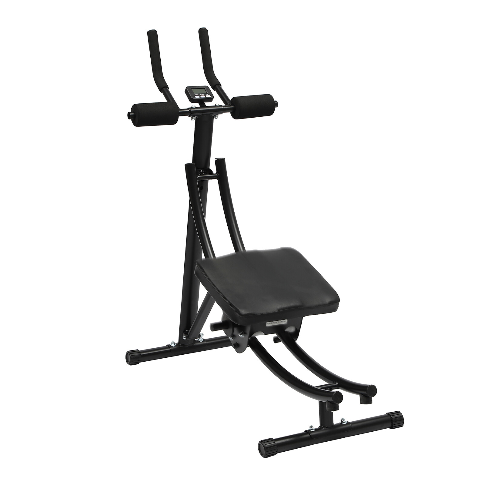 Ab Machine Coaster Abdominal Crunch Trainer for Home Gym Core Workout Equipment