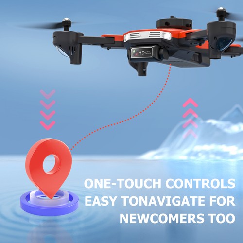 One Key Return Obstacle Avoidance Mini RC Drone 4K HD Dual-Camera Quadcopter - Bild 9 von 12