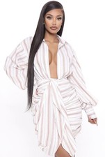 Fashion Nova striped mini dress