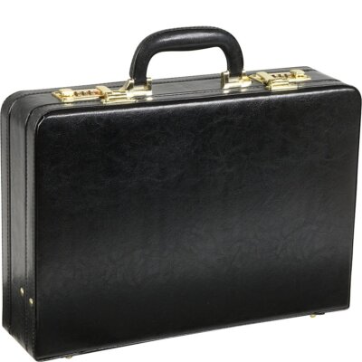 Amerileather Expandable Executive Faux Leather Attache Case 2893 89