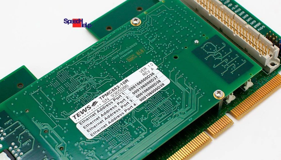 4-Port Tews Tpmc882-10R Network Card Ethernet LAN Card - Image 2 of 4