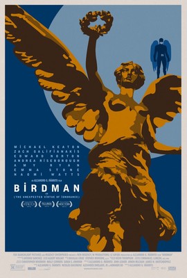 Birdman (2014)_22 Film Filmplakat Leinwand ikonisches Design