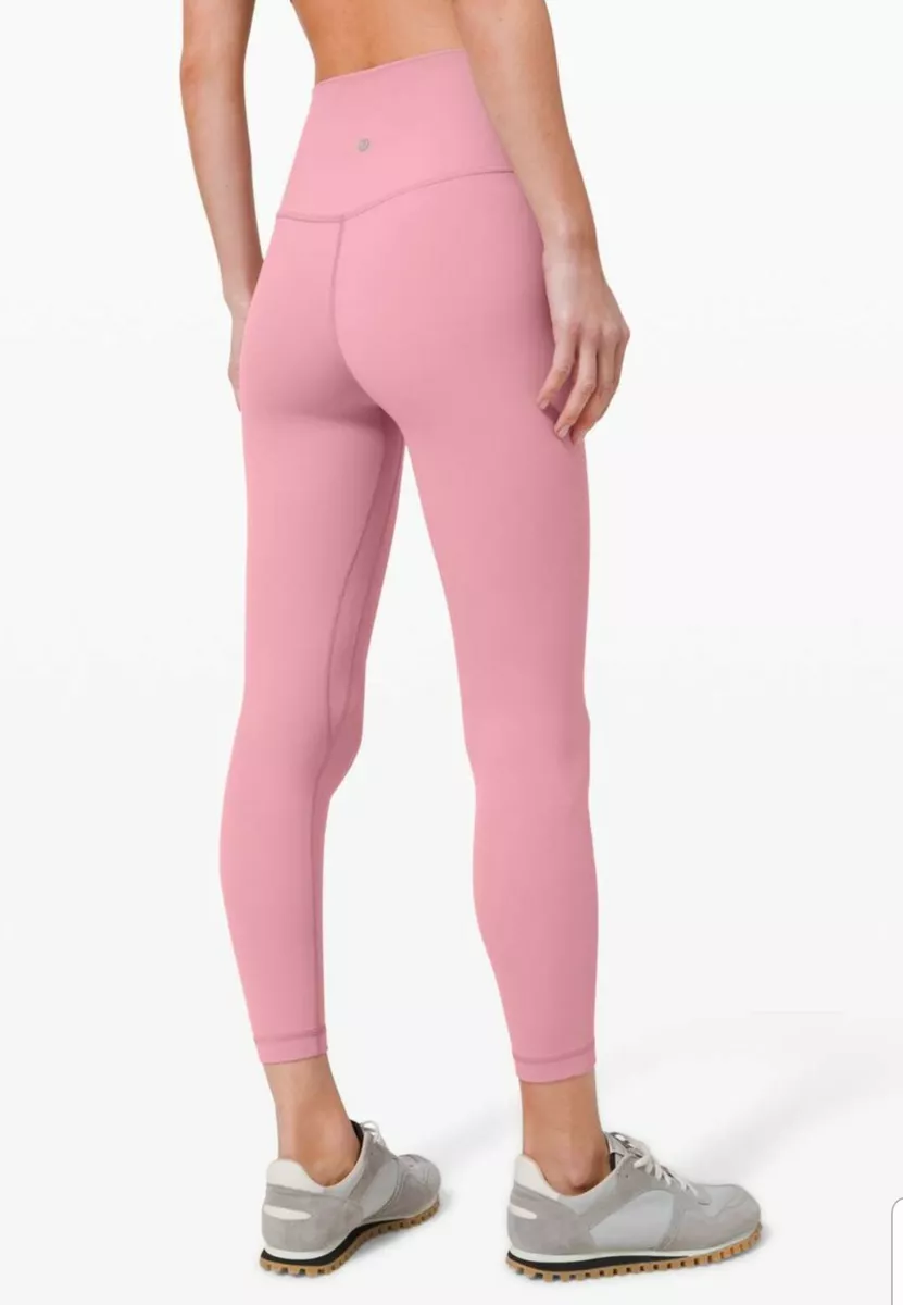 NEW LULULEMON ALIGN LEGGINGS 25 7/8 PINK TAUP