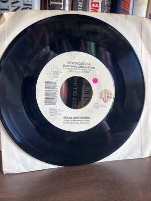 Peter Cetera w/ Chaka Khan - Feels like Heaven / World Falling Down 7'' 45 Single