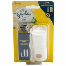 Glade Mini Fresh Lemon Starter Set 1 X 10Ml Touch & Fresh Recharge + Support