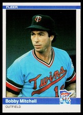 1984 Fleer #571 Bobby Mitchell - EX