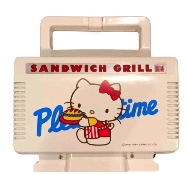 Vintage Hello Kitty Sandwich Maker Grill Press 1984 Sanrio Japan Rare