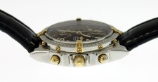 Breitling Chronomat Chronograph B13050.1 40mm 18k Gold Steel Automatic Watch 6