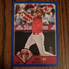 2023 Topps Archives #256 Shohei Ohtani Los Angeles Angels Blue