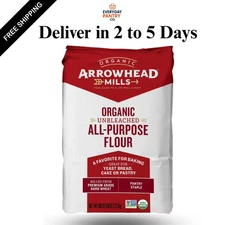 Arrowhead Mills Organic Unbleached All-Purpose Flour, 5 lb bag