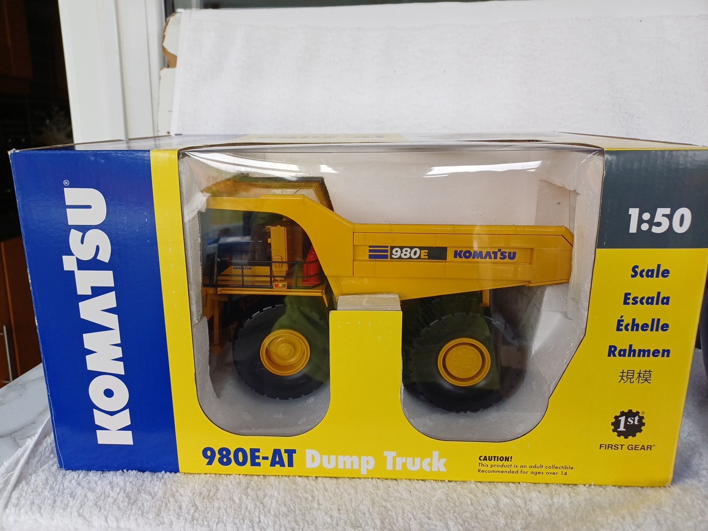 First Gear 50-3415 Komatsu 980E-AT Off Road Dump Truck Mining Diecast Scale 1:50