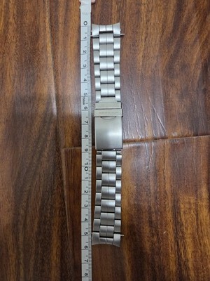 Hamilton Genuine Replacement Stainless Steel Watch Band- Silver 20mm 